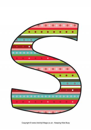 Traditional Christmas Letter Printable S