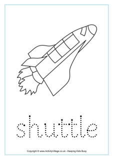 Transport Handwriting Worksheets