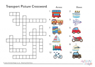 Transport Picture Crossword