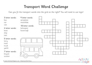 Transport Word Challenge