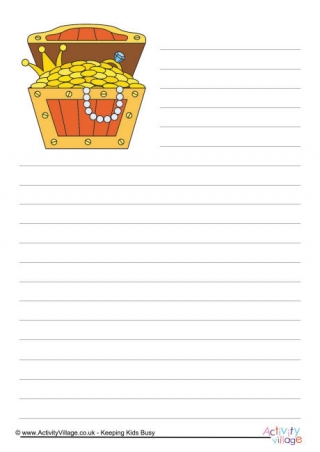 Treasure Chest Writing Paper