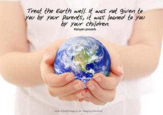 Treat the Earth Well Poster