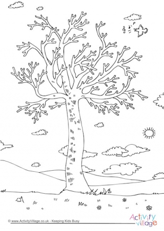 Tree Colouring Page