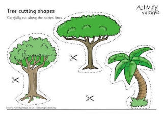 Tree Scissor Activities