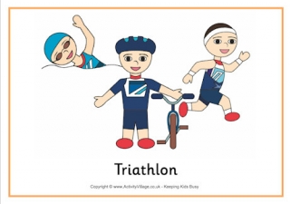 Triathlon Poster