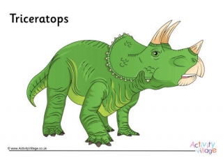 Triceratops Poster 2