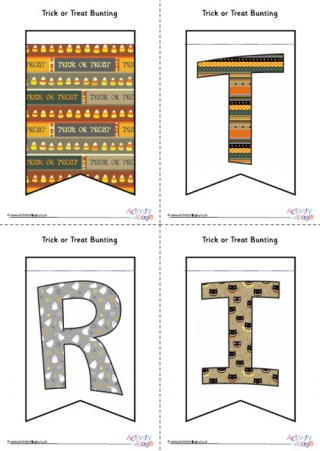 Trick or Treat Bunting