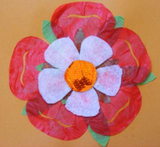 Tudor Rose Collage