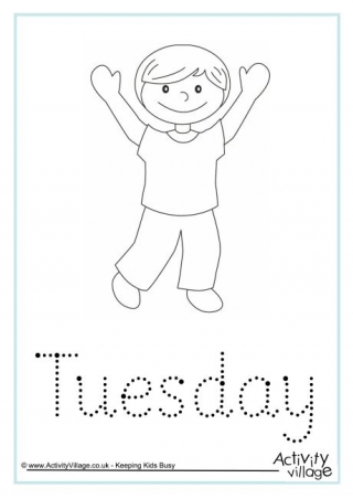 Tuesday Word Tracing