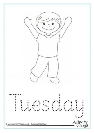 Tuesday Word Tracing