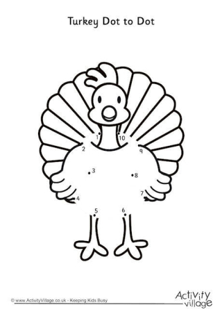 Turkey Dot to Dot