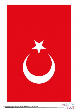 Turkey Flag Printable