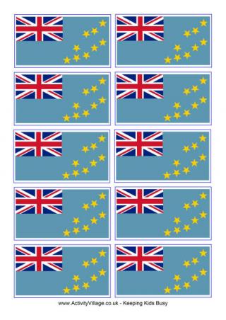 Tuvalu Flag Printable