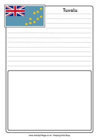Tuvalu Notebooking Page
