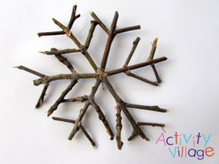 Twig Snowflakes