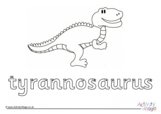 Tyrannosaurus Finger Tracing