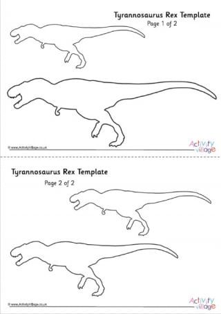 Tyrannosaurus Rex Template