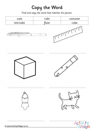 U E Split Digraph Copy The Word