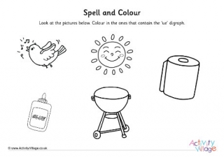 Ue Digraph Spell And Colour