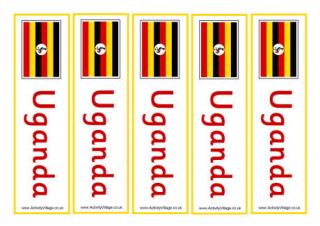 Uganda Bookmarks