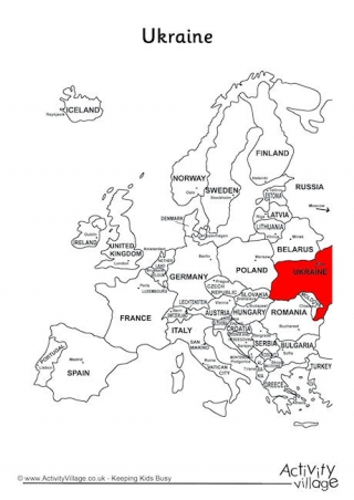 Ukraine On Map Of Europe