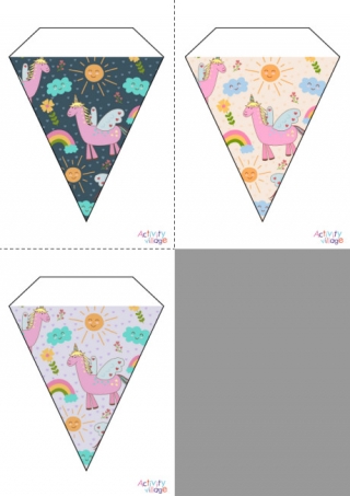 Unicorn Bunting 2