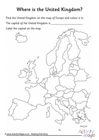 United Kingdom Location Worksheet