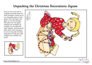 Unpacking The Christmas Decorations Jigsaw