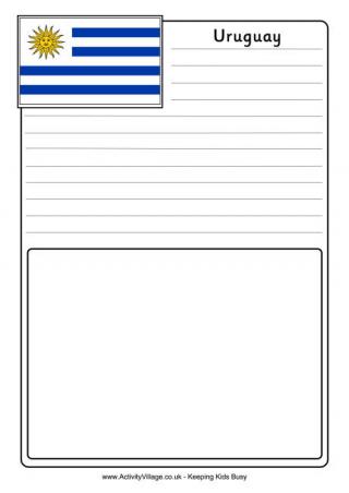 Uruguay Notebooking Page
