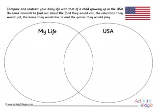 USA Compare And Contrast Venn Diagram