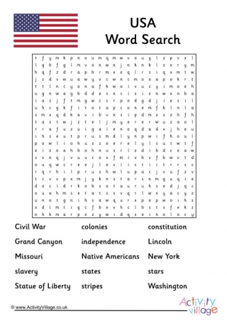 USA Word Search