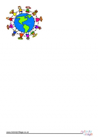 USA World Writing Paper
