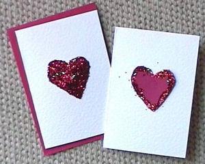 Hearts with Glitter