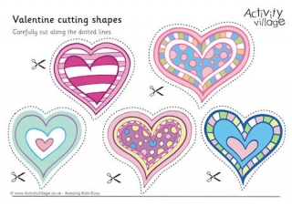Valentine Cutting Shapes