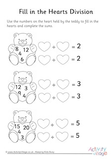 Valentine's Day Maths Worksheets