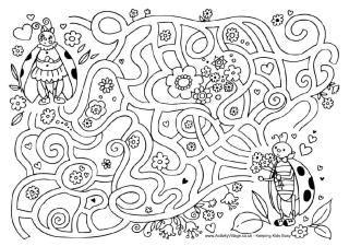 Valentine's Day Mazes