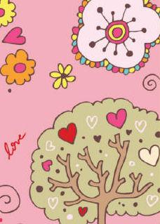 Valentine's Day Scrapbook Paper