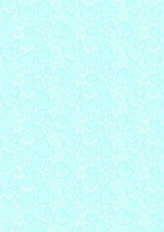 Valentine's Day Scrapbook Paper - Blue Heart Background