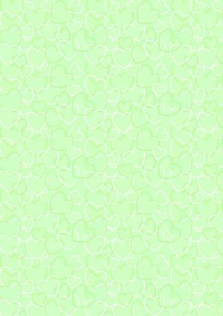 Valentine's Day Scrapbook Paper Green Heart Background