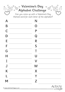 Valentine's Day Word Puzzles
