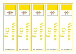 Vatican City Bookmarks