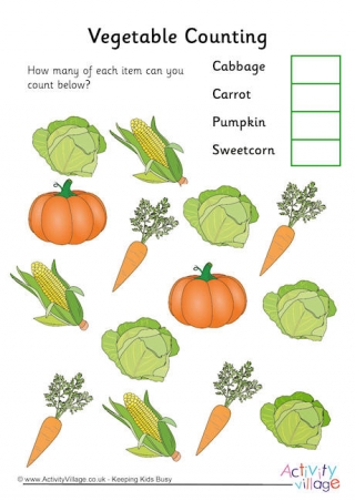 Vegetable Counting 3