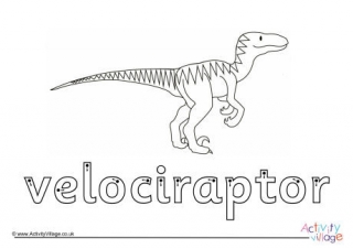 Velociraptor Finger Tracing