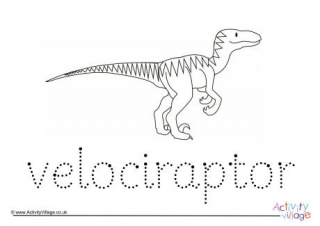 Velociraptor Word Tracing