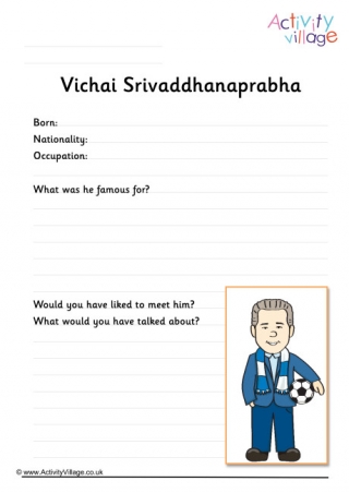 Vichai Srivaddhanaprabha Worksheet