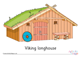 Viking Longhouse Poster