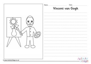 Vincent van Gogh Story Paper