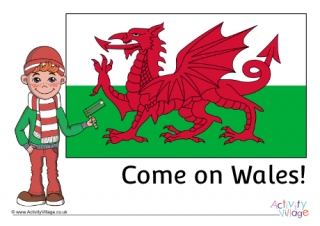 Wales supporter poster 1