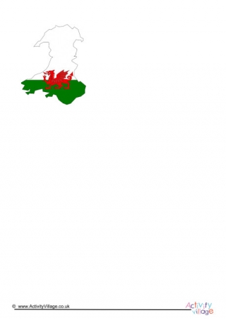 Wales Writing Paper