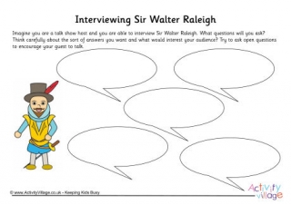 Walter Raleigh Interview Worksheet